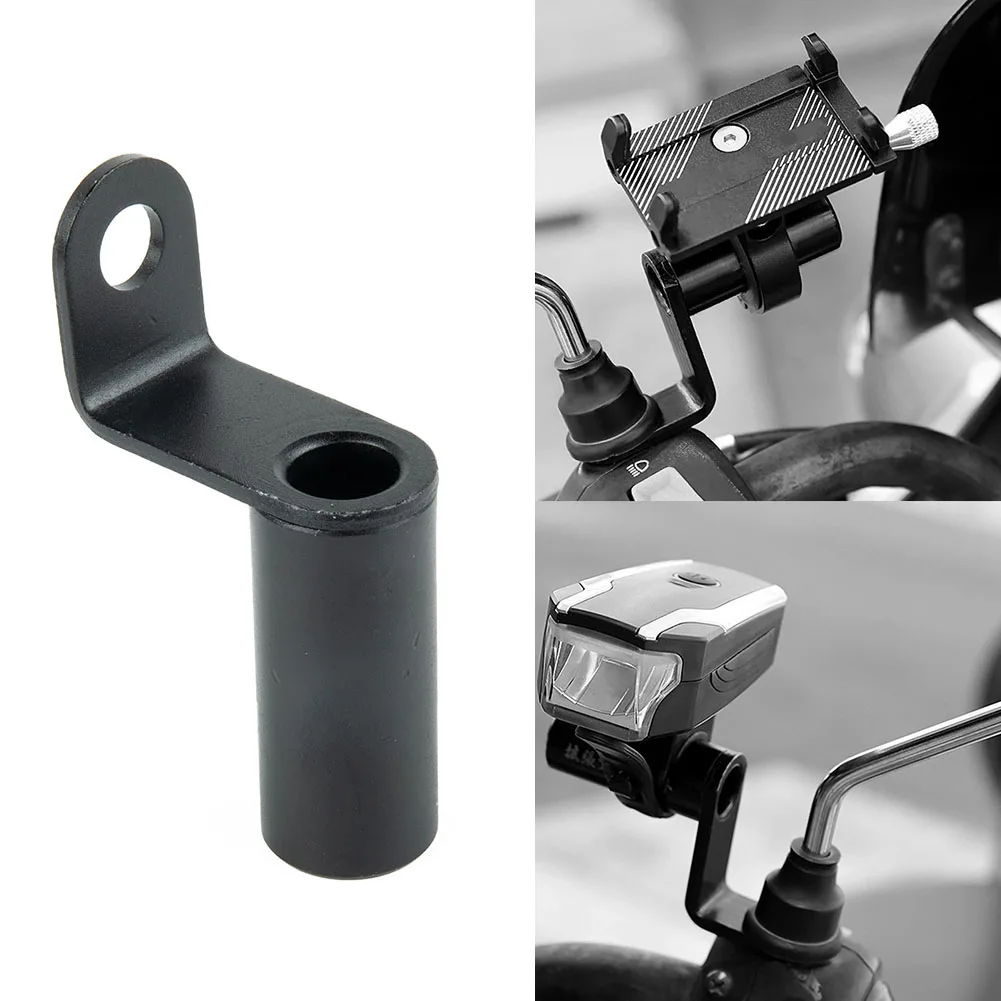 

1pc Motorcycle Bicycle Phone Holders Handlebar Stand Rearview Mirror Mount Extender Brackets Universal Aluminum Alloy Clamps