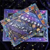 19 pcs/set Fantasy Galaxy Universe Planet Gold Silver Plated Washi Tapes Set Scrapbooking Diy Journal Masking Tape Deco Gift 4