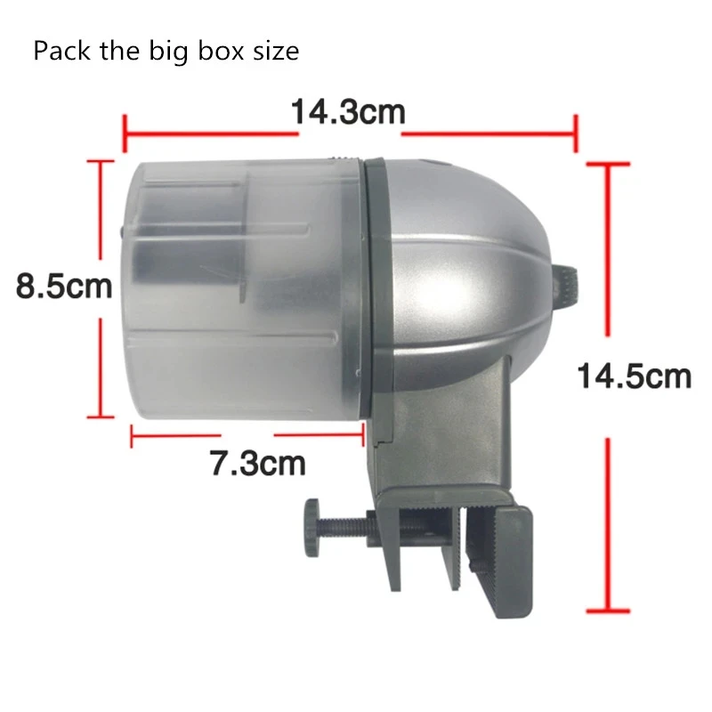 1 pcs Automatic Fish Feeder Aquarium Digital Fish Tank Electrical Plastic Timer Feeder Food Feeding Dispenser Tool