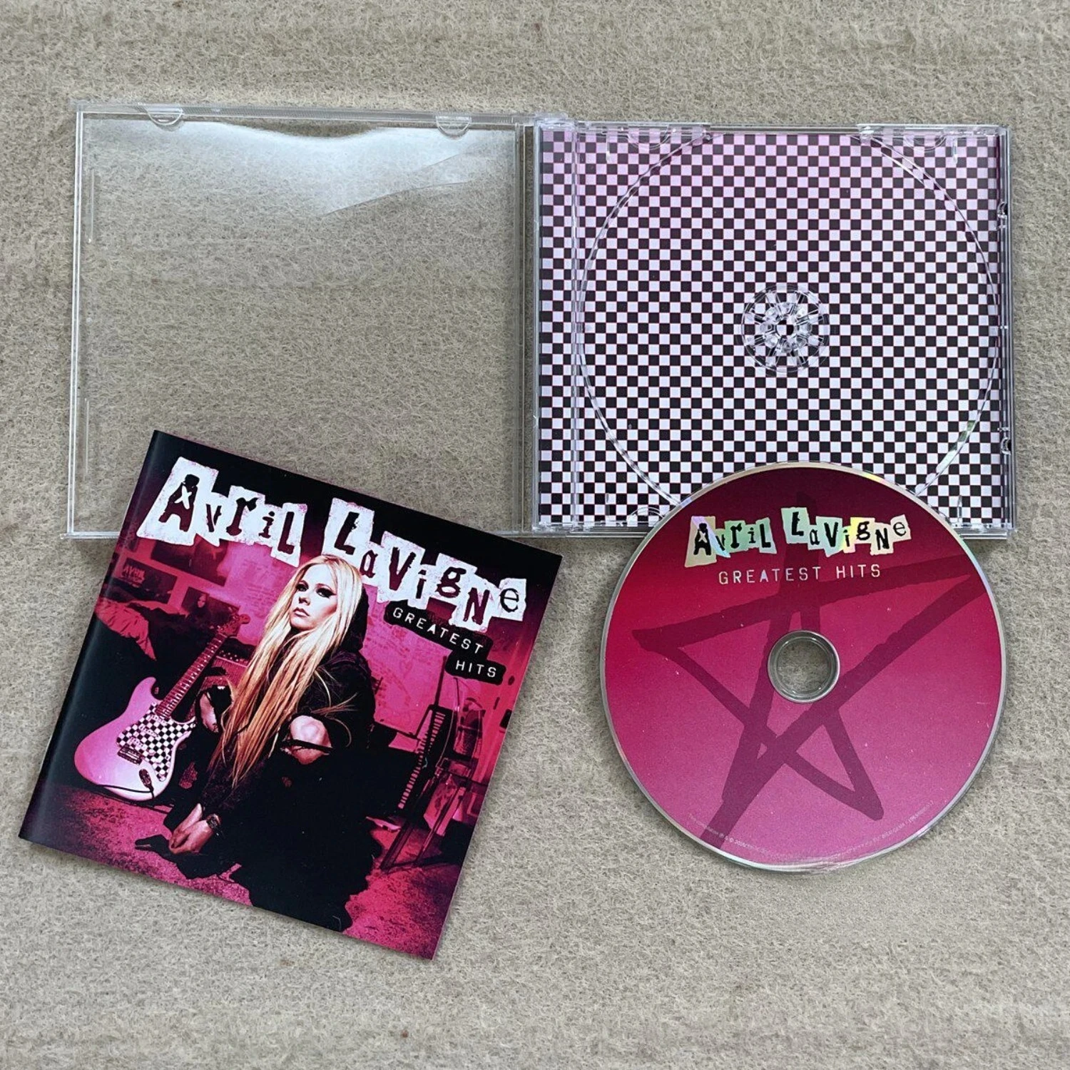 Vintage Pop Punk Female Vocal Music CD with Retro Grunge Style Pink Cover - Audiophile Collectible