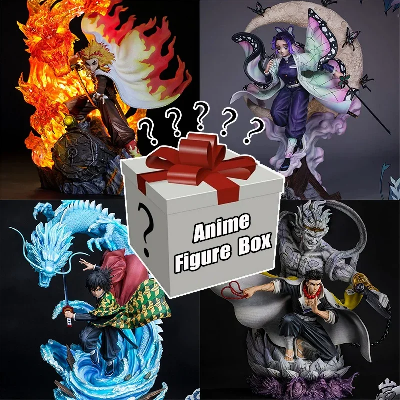 Demon Slayer Figure Mystery Box Kamado Tanjirou Kamado Nezuko Action Figures Multiple Sono Nella Scatola Fortunata