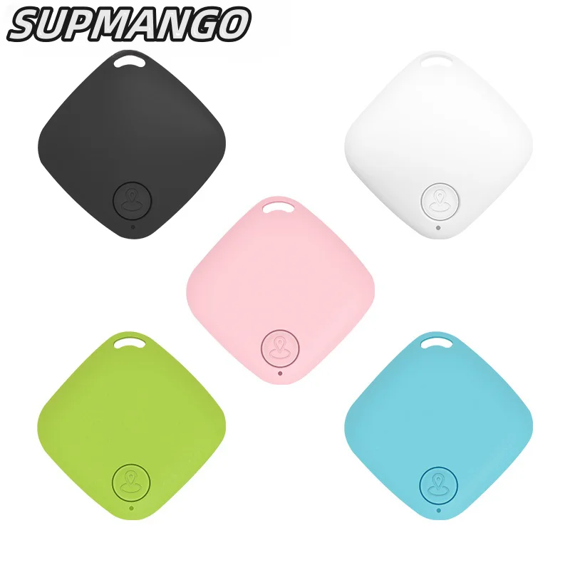 Mini Bluetooth 5.0 Tracker AntiLost Device Round Pet Kids Bag Wallet Tracking Smart Finder Locator Anti Lost Tracker Anti Lose Tracker Item Locator Anti Lost Locator