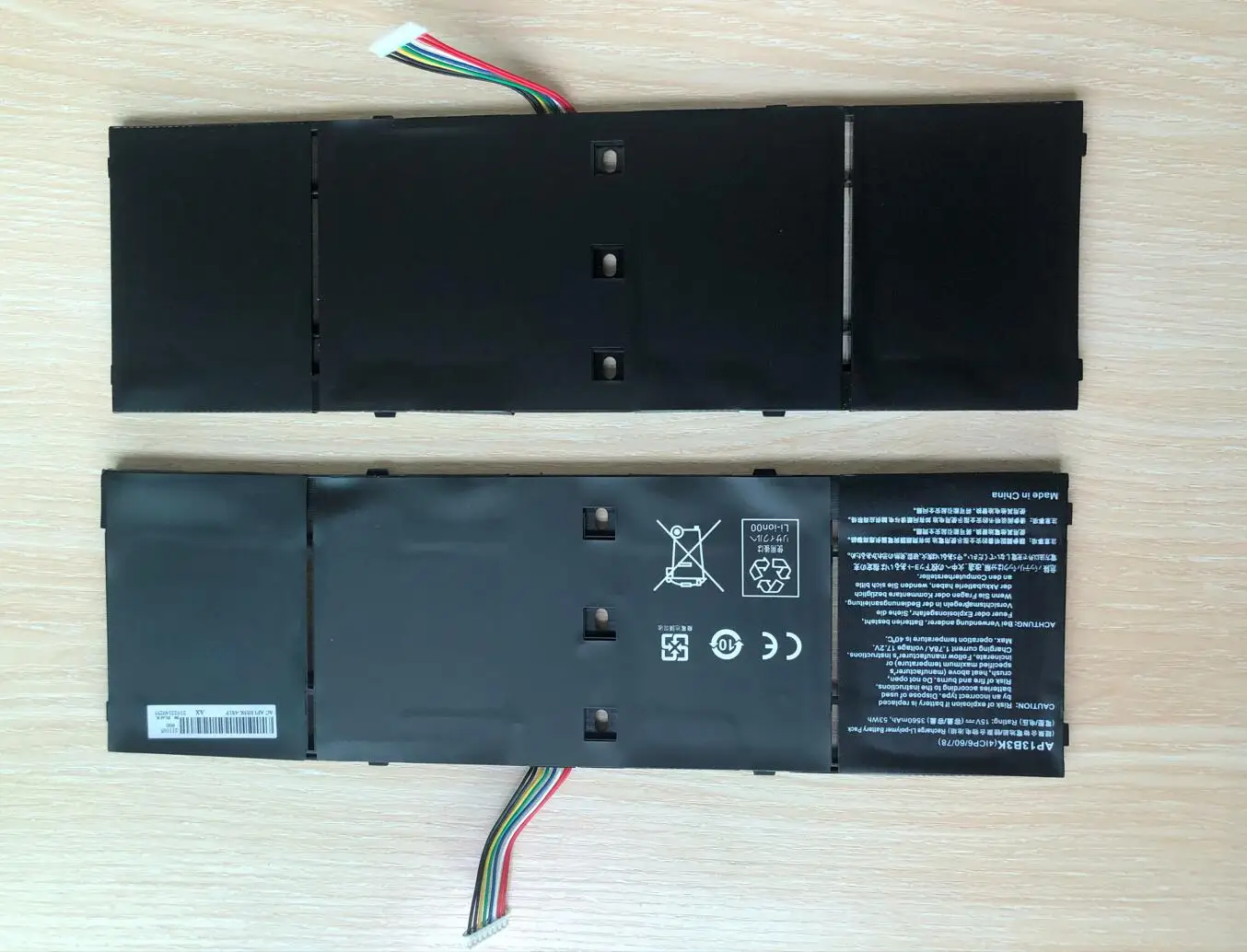 Bateria do Portátil para Acer Aspire v5 r7 V5572g V5-573g V5472g V5-473g V5-552g M5-583p V5-572p R7-571 Ap13b8k Ap13b3k - Imagem 3