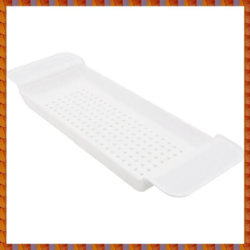 DIDI Retractable Bathtub Storage Rack Bath Tray Shelf Tub Bathroom Tools Towel Storage Shelf Kitchen Sink Drain Holder