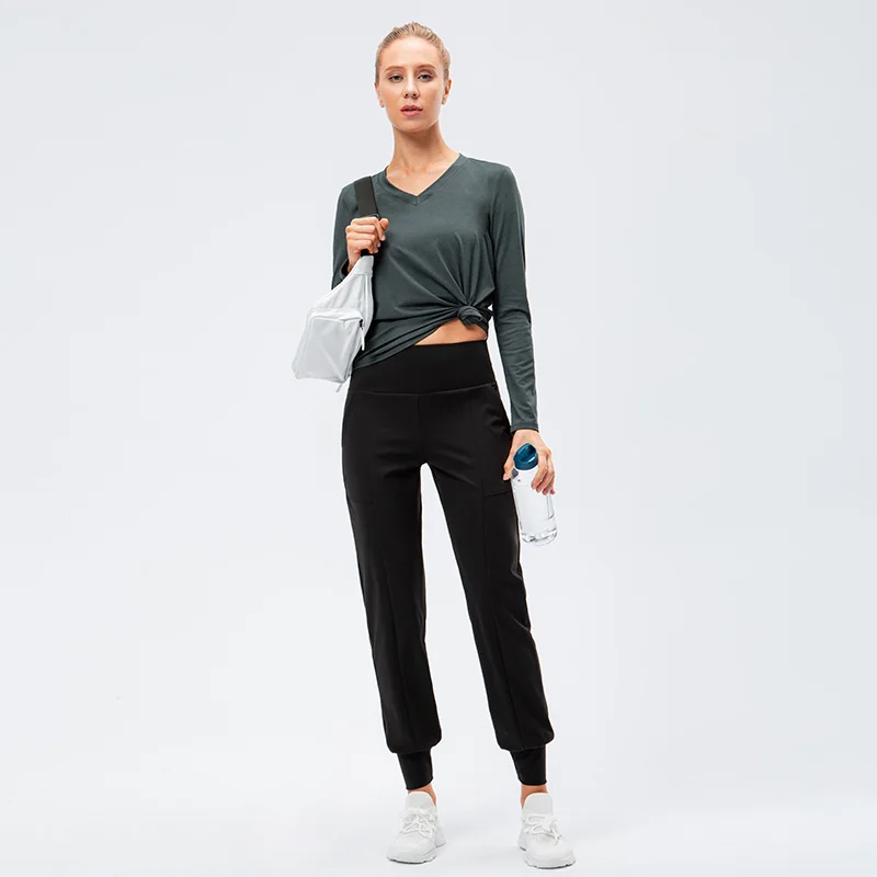 Autumn Women Long Sleeve Running Tops Sports Yoga Shirts Quick Dry Outdoor Running Sport Shirt Casual Gym Top Female