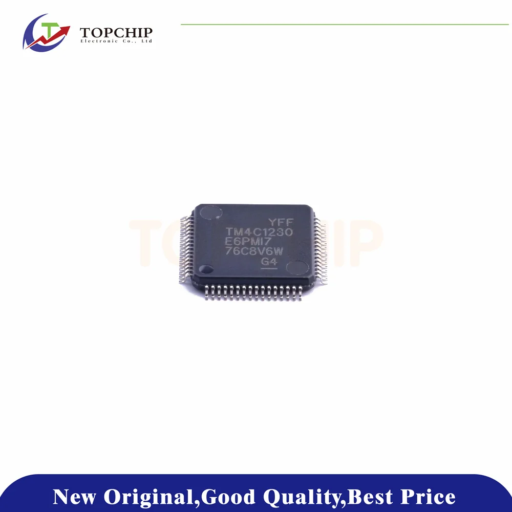 

1Pcs New Original TM4C1230E6PMI7 TM4C1230E6PMI7R 128KB 1.08V~3.63V ARM-MSeries 80MHz 49 LQFP-64(10x10) Microcontroller Units