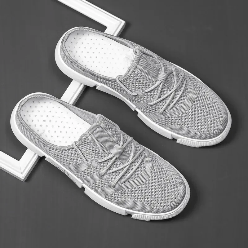 

sneakers men 2022 classic Half slippers comfortable running shoes menLinen shoes summer espadrilles male fashion trend