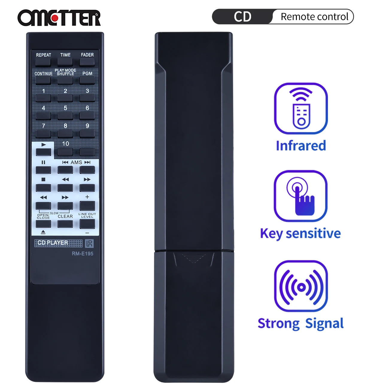 Nuovo Rm-E195 Universale Per Sony Remote Control Cd Audio Disc Dvd Recorder 228Esd 227Esd Cdp-X33 Cdp-790/950