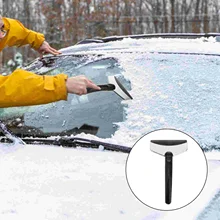  2 Pcs Ice Scrapers Useful Snow Removal Scraper Ice Window Cleaning Tool for SUV Truck Windshield 