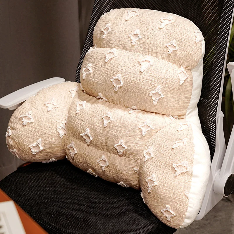 

Triangle Colorful Cushion Soft Bag Big Backrest Pillow Washable Waist Support Neck Guard Dormitory Bed Longsitting Chair Pillow