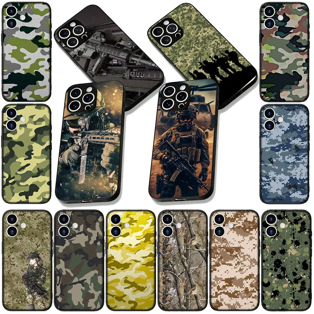 Camo Pattern Military Army Camouflage Phone Case Cover