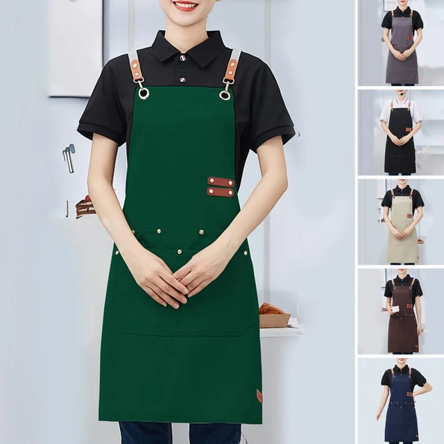 Delantal impermeable antigrasa para hombre y mujer, accesorio de cocina a  prueba de manchas para Chef, cafetería, tienda, camarero, barbacoa, 1  unidad - AliExpress