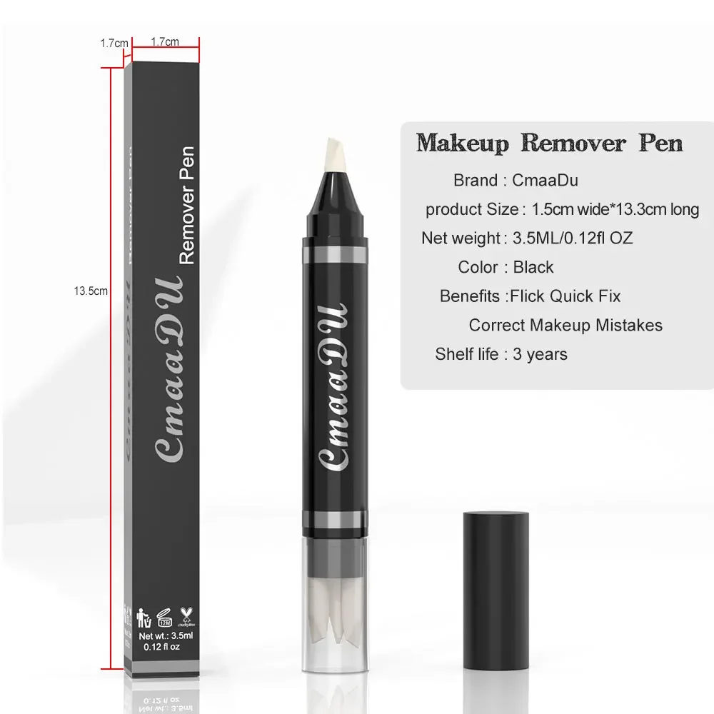 NEW Makeup Remover Pen Eyeliner Remover Eraser Stick Corrector Pen Lipstick Eyeliner Eraser Instant Corrector Mascara Corrector 5