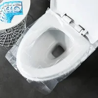 Wholesale Disposable Toilet Seat Covers Mat Portable Waterproof Safety Toilet Seat Pads for Travel Camping Bathroom Accessiories 2