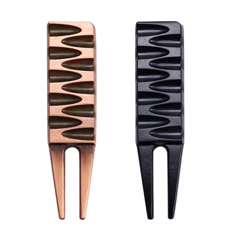 

2024 New Golf Fork Putting Green Fork Training Aid Golf Divot Repair Tool Golf Divot Fork