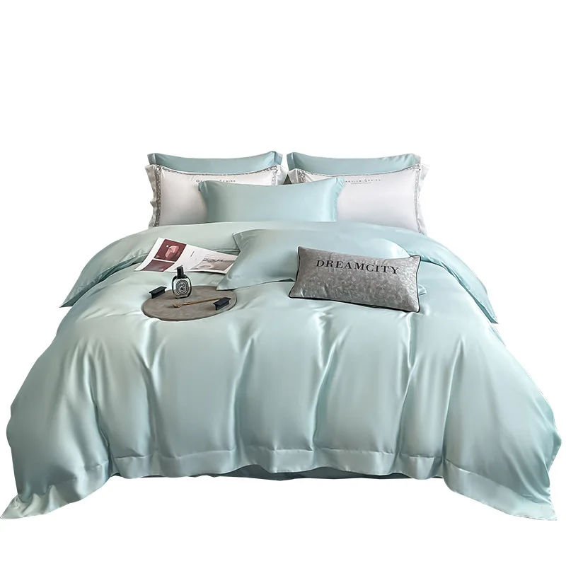 

Tian Si Duvet Cover Single Sheet 200 Pieces Ice Feeling Silk Duvet Cover
