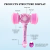 2 In 1 Toy Hammer Automatic Bubble Machine, Princess Toys, For Girls Over Three Years Old Outdoor Party Toys (No Batteries And B 2