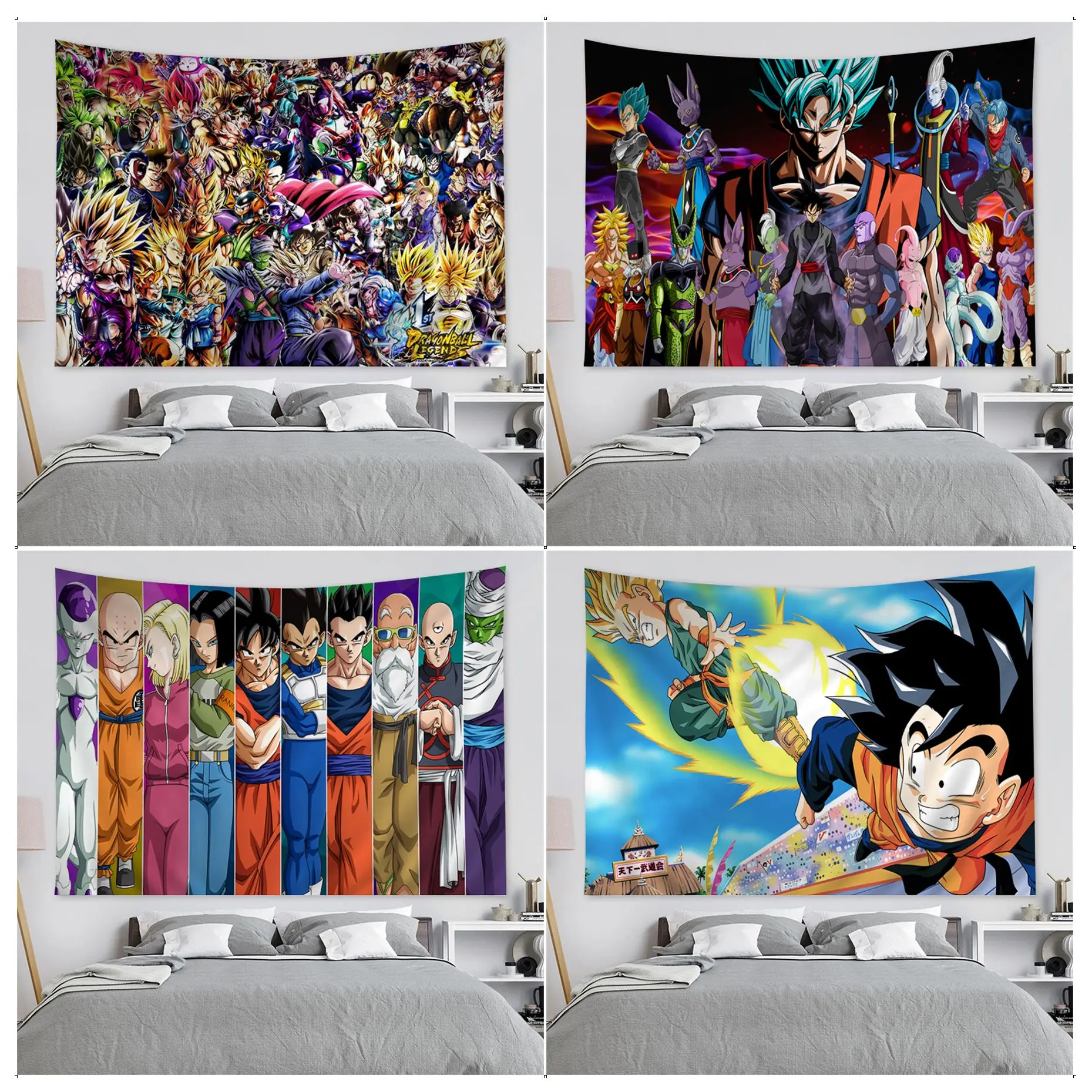 

D-Dragon B-Balls DBZ GOKU гобелен Художественная печать индийский Будда настенное украшение в богемном стиле хиппи домашний декор