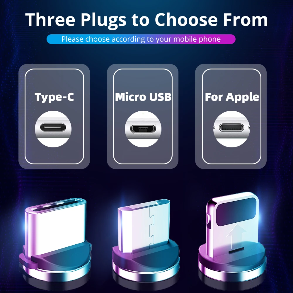 Magnetic cable adapter Magnetic Cable Adapter Mobile Phone Cable Micro USB Type C Dust Plugs Magnetic Tips For Iphone Magnet Charger Connector