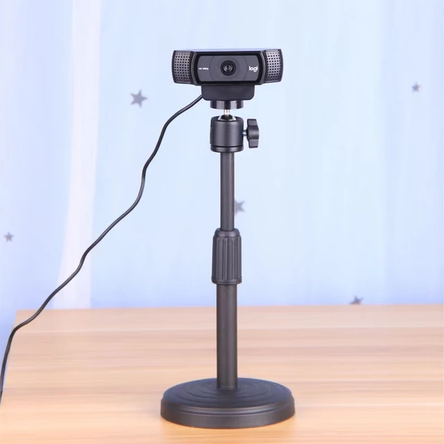 Support Col De Cygne Réglable Pour Webcam/téléphone - Longueur 70 Cm, Pince Bureau 5,5 Cm - Filetage 6,35 Mm (1/4") - 2