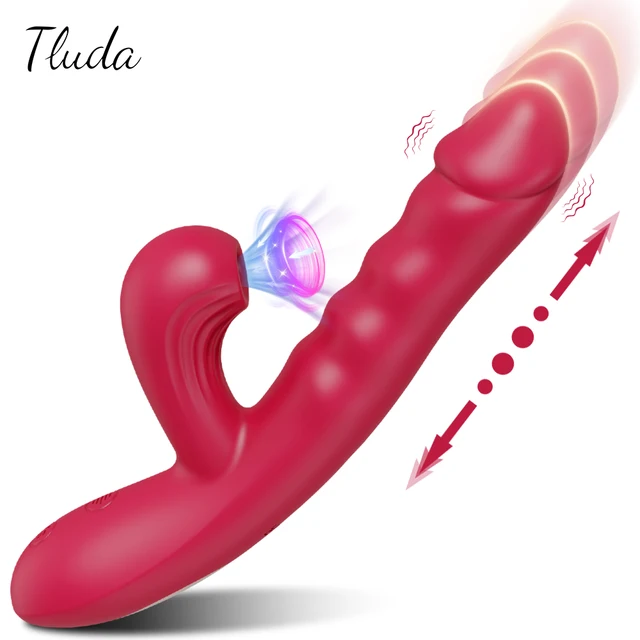 Stoßen Klitoris Saugen Vibrator für Frauen Clit Sucker Klitoris Stimulator Leistungsstarke G-punkt Dildo Sex Spielzeug Weibliche Erwachsene Waren 1