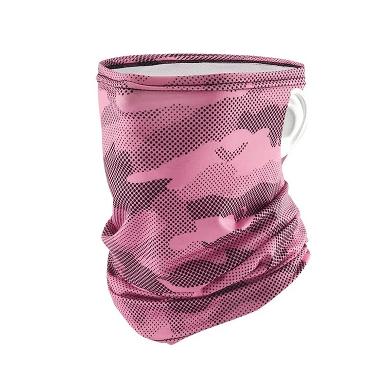 כיסוי פנים וצוואר משי קר להגנה מפני קרני השמש, מתאים לפעילויות חיצוניות כמו ספורט, טיולים וטיולי הליכה