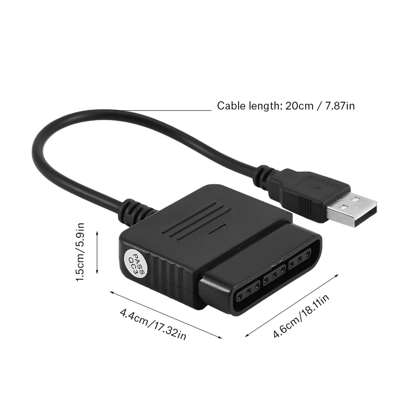 PS2를 PS3용 USB로 변환하는 컨버터, 2 PS2 컨트롤러를 PS3 및 PC용 USB 어댑터 컨버터로 변환