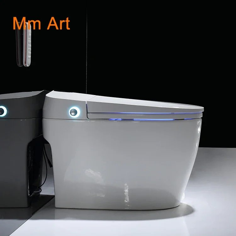cheap 110V/220V auto open one piece japanese electric bidet siphonic intelligent smart wc automatic toilet