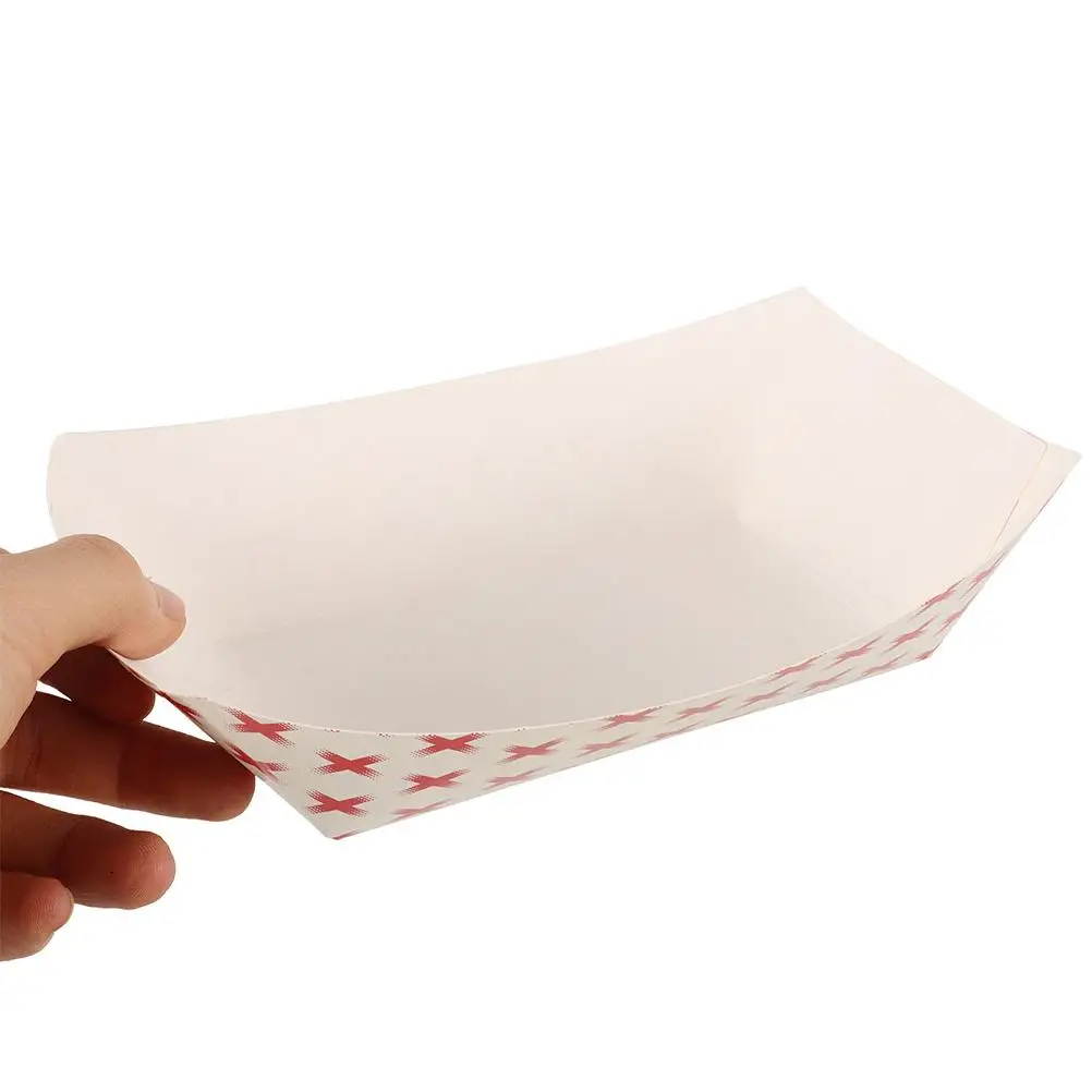 50pcs Disposable Paper Sandwich and Hot Dog Boxes, Kraft Food Boat Trays for Takeout, P... - SKU DPSB1803 - UGI Packaging