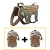 Military Large Dog Harness Pet German Shepherd K9 Malinois Training Vest Tactical Dog Harness And Leash Set For Dogs Accessories 1