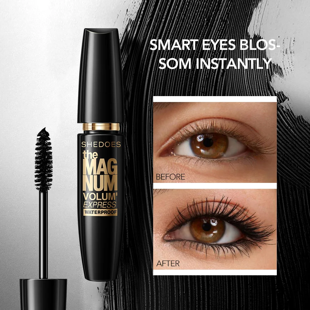 Mascara noir 5D imperméable, Extension de cils, en Fiber de soie épaisse, maquillage féminin, outils cosmétiques pour les yeux, cadeaux 3