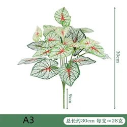 Elegant Faux Greenery Arrangement - Artificial Plant Decoration for Home and Event Spaces (A3)