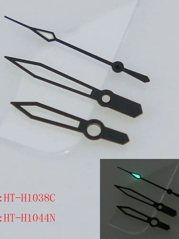Green Luminous Silver Black Watch Hands for NH Movement Series SKX007