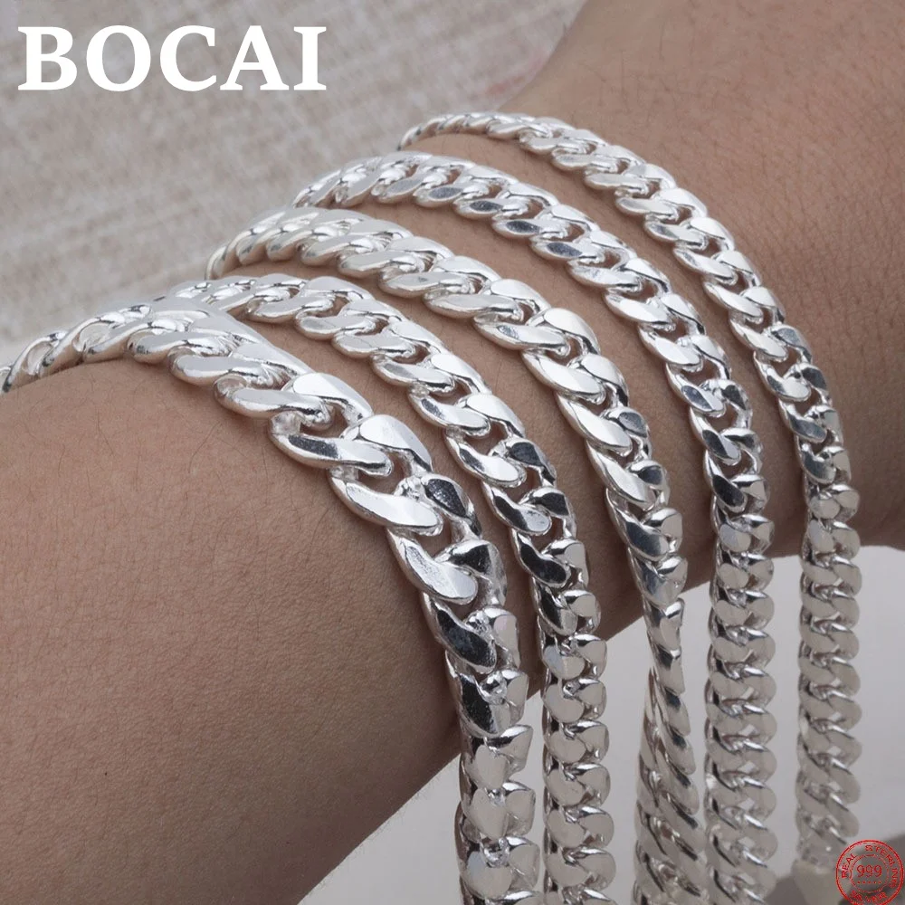 S999 Sterling Silver color Buddha Bracelet Pure silver bracelet Thai silver  men's Buddha beads Bracelet Silver color Bracelet - AliExpress