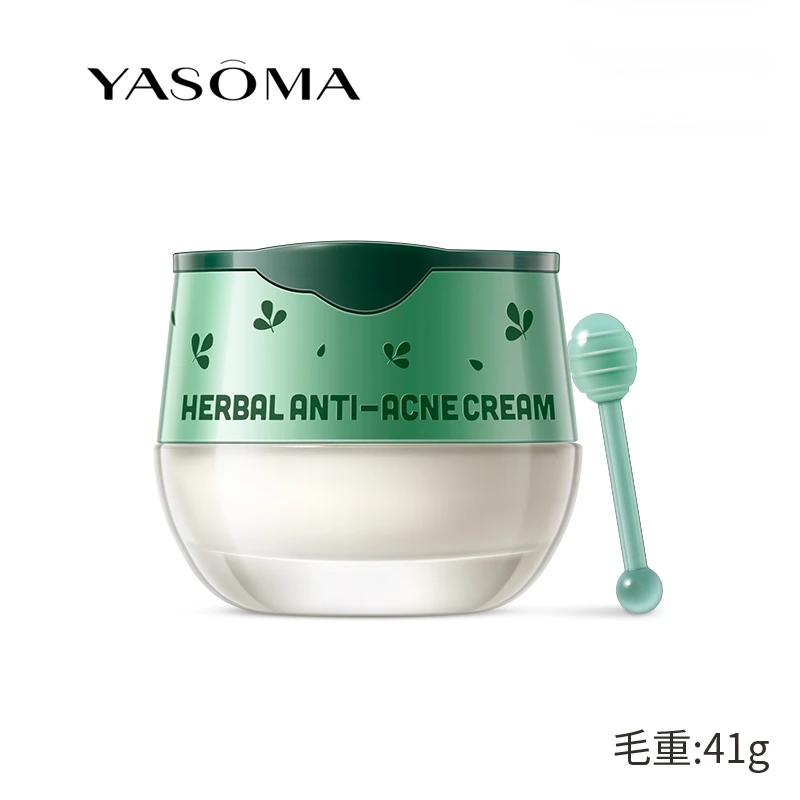 

YASOMA Acne Face Cream Herbal Pimple Scar Removal Shrink Pore Oil Control Moisturizing Facial Cream Acne Treatment Skin Care