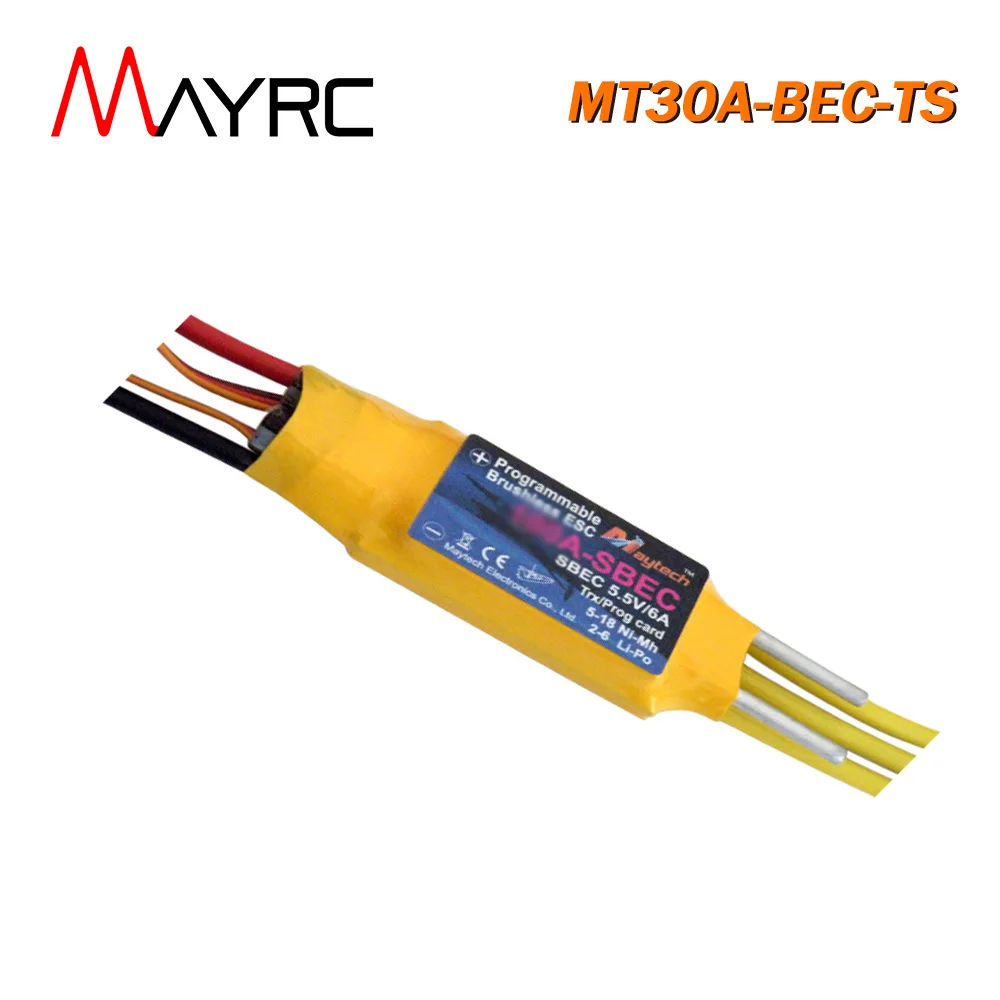 

1/4 шт. MAYRC 30A 5,5 V 4A BEC контроль скорости ESC с 32-битным микропроцессором для радиоуправляемой лодки, подводного лодки-робота