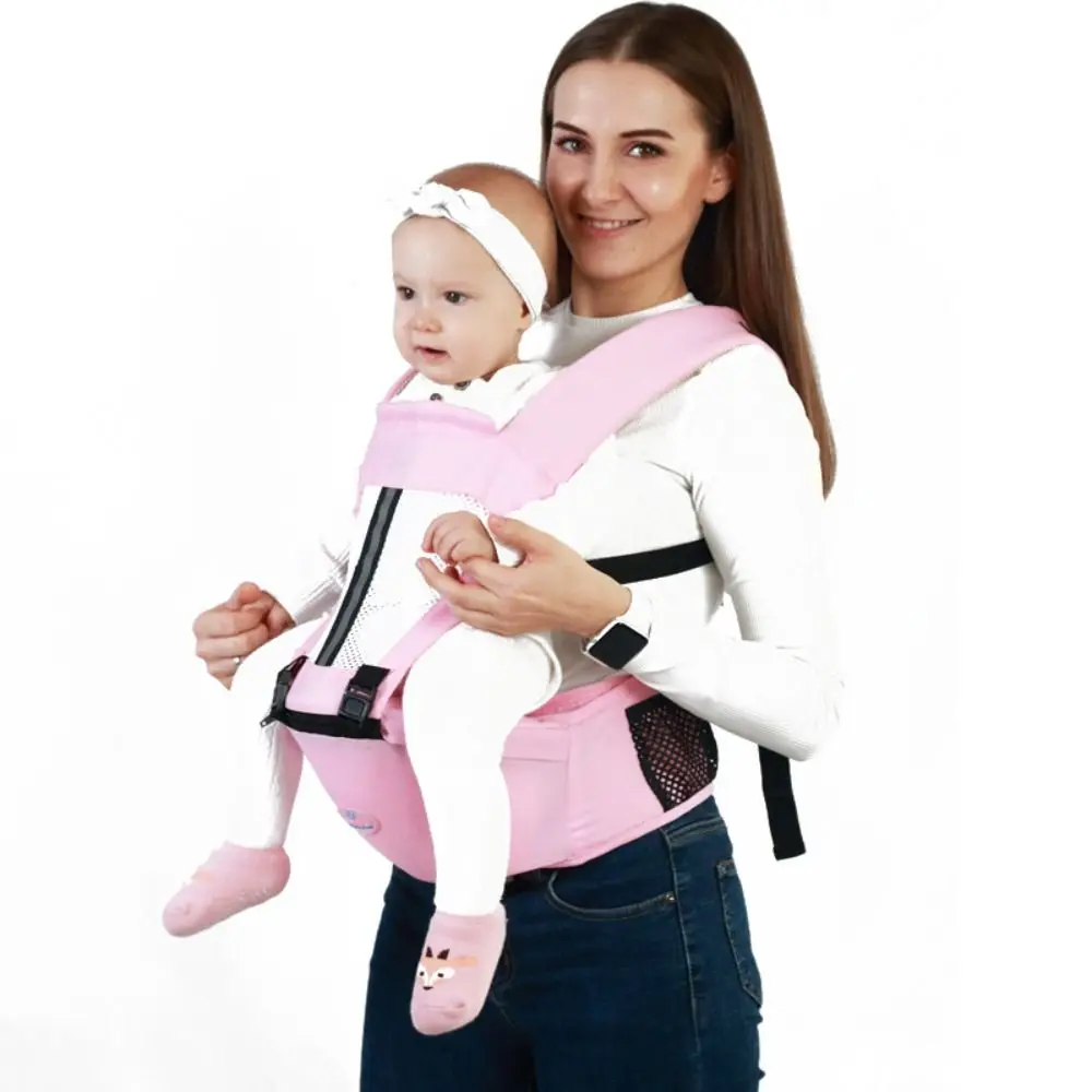 

With Seat Comfortable Infant Kangaroo Bag Newborn Sling Wrap Baby Wrap Carrier Infant Backpacks Newborn Front Holding