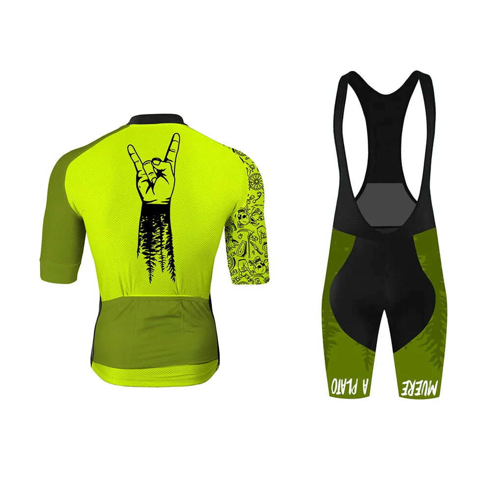 

Men's Cycling Clothing Short Sleeve Breathable Jersey Ropa Ciclismo Summer Cycling Set Bike Uniform Cycling Kit Maillot Hombre