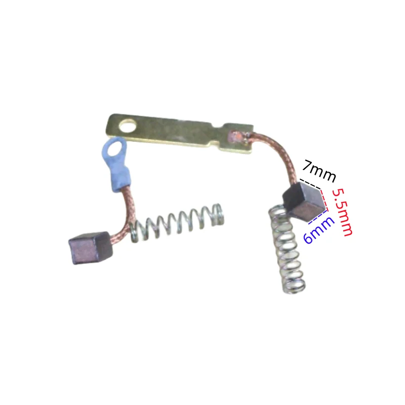 Motorcycle starting motor carbon brush Applicable to Honda Smash C70 JH70 is suitable for Honda WAVE110s C100 go-kart