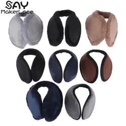 Thermal Soft Plush Earmuffs Man Winter Thicken Ear Warmer Outdoor Sports Windproof Coldproof Ear Cover