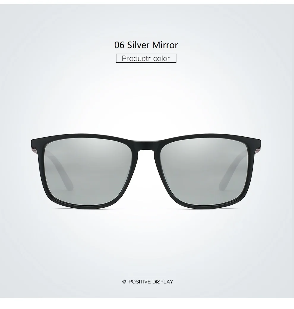 Vintage Square TR90 Frame Polarized Sunglasses Men Women Luxury Brand Designer Sun Glasses Driving Travel Retro Eyewear UV400