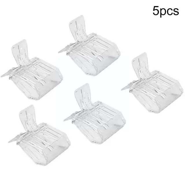 Bee Cage Queen Catcher Színtelen Műanyag Méhészeti Klip Szerszámok Elkülönítő Helyiség Méhész 5Db Ketrec Berendezések Z4M8 - Image 5