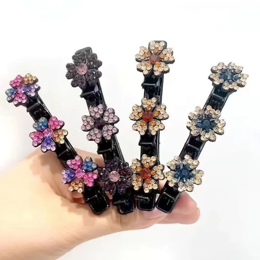 Wolff Jewelry Hairclip w. stones - Peach main image 0