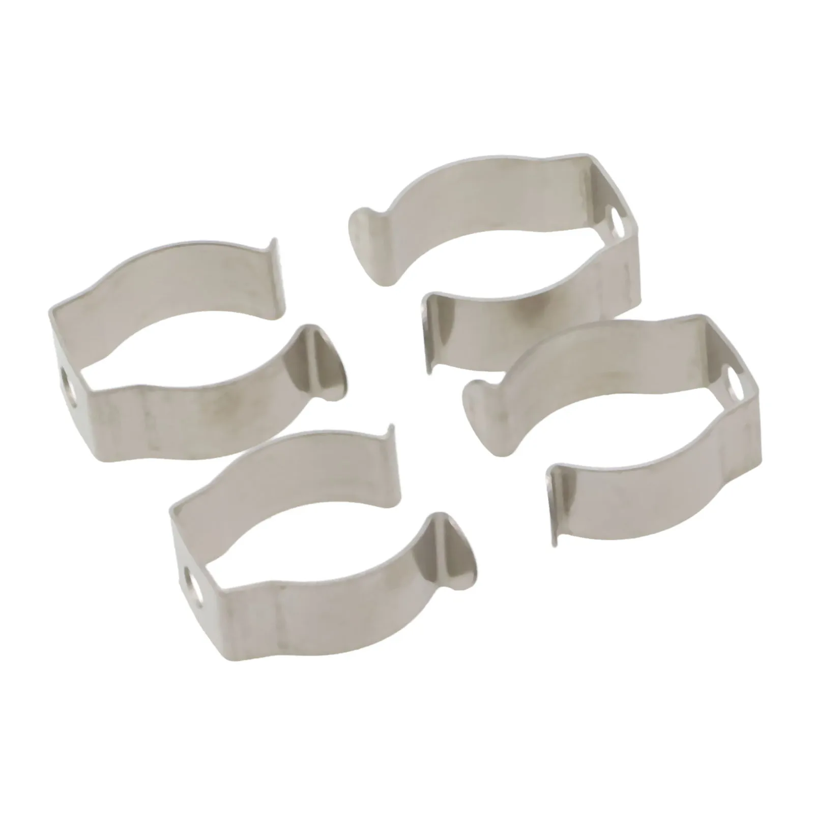 10pcs Spring Terry Clips Stainless Steel Narrow Base Tools 6mm-28mm Heavy Duty Tools Storage Hangers For Garages Sheds Hardwares