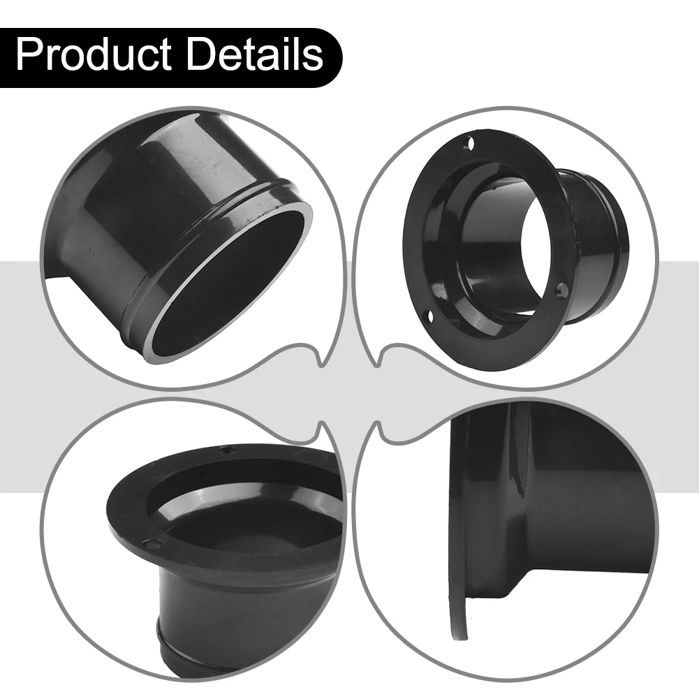

Exhaust Pipe Straight Pipe 50/160/250mm Air Duct Connectors Flange Ventilation Ducting Replaceable Accessories