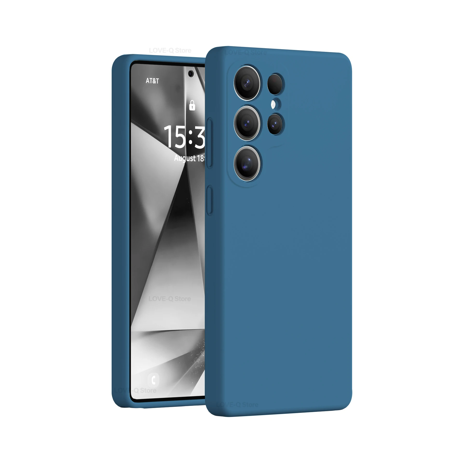 Luxury Liquid Silicone Soft TPU Phone Case Cover