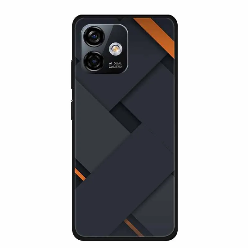 Luxury Black TPU Soft Silicone Phone Case - Fashionable Protective Cover