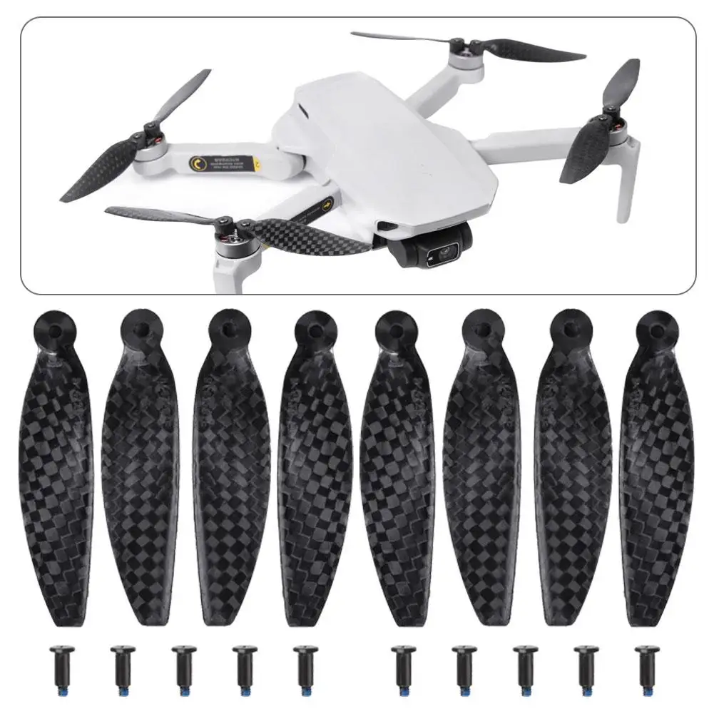 Carbon Fiber Propellers Drone Accessories For DJI Mini 1 2/MINI SE drone propeller drone propellers drone propeller blades propeller replacement parts