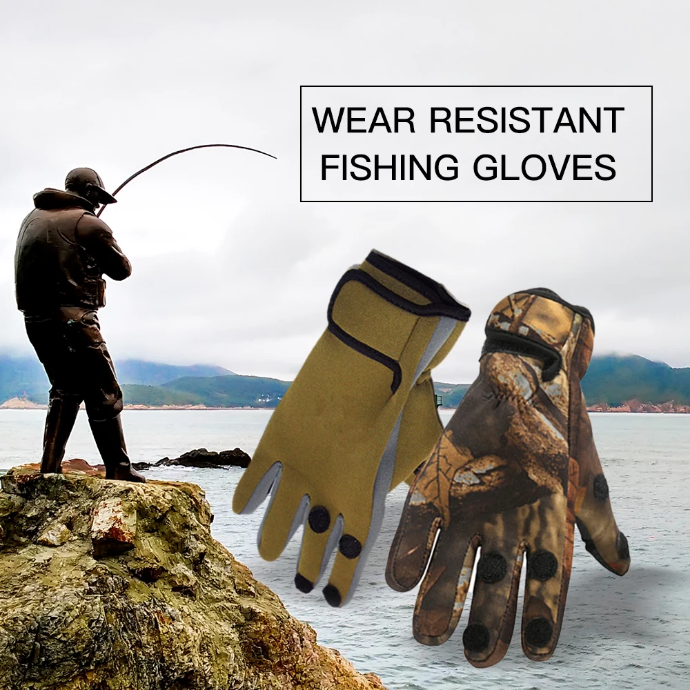 Fishing Gloves Seasons Fishing Mitts Wear Resistant Gloves Hunting Cycle Working Training outdoor training gloves
