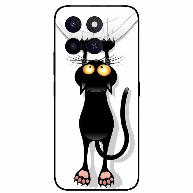 Wolf Bumper Silicone TPU Phone Case - Planet Protective Cool Animal Coque, 6.61